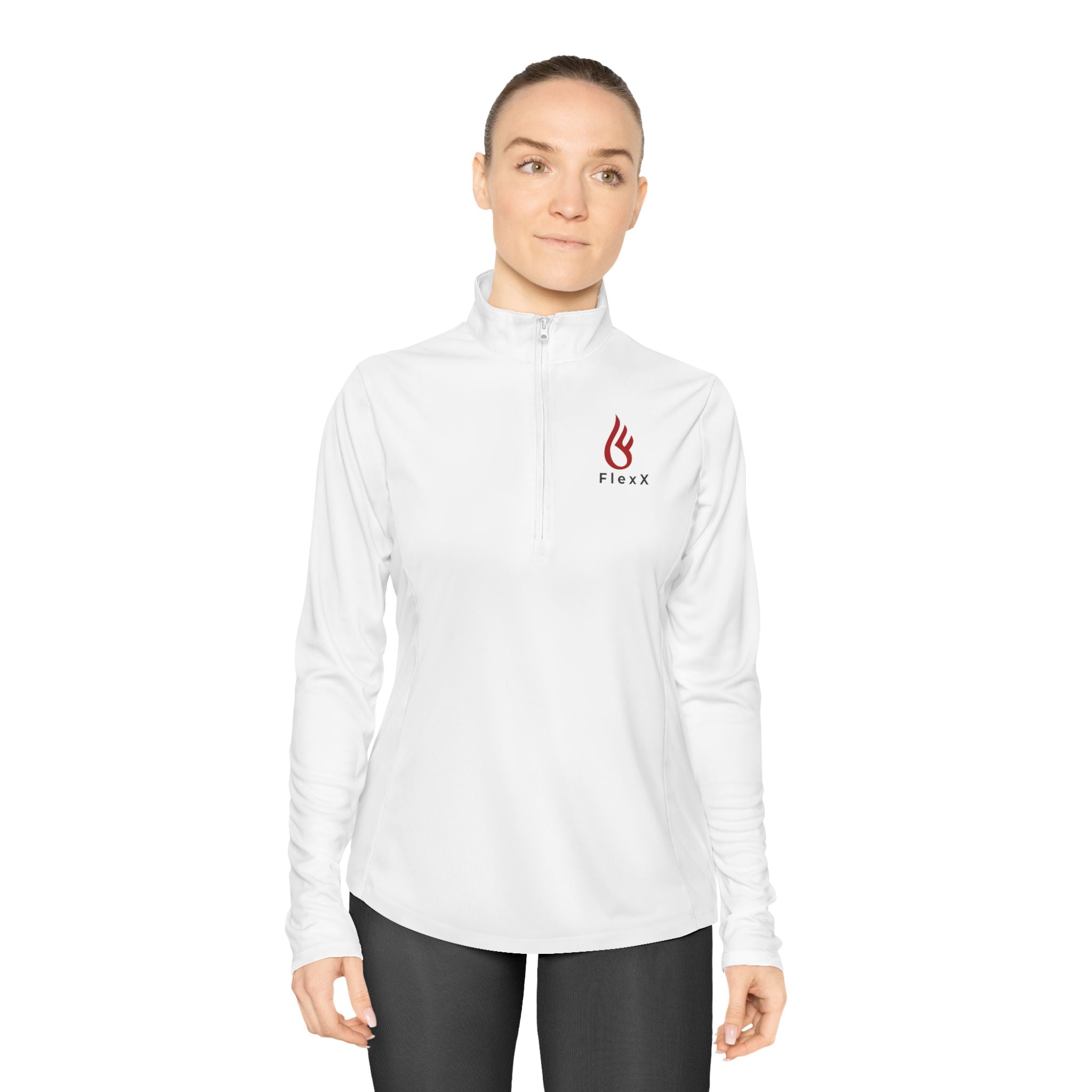 Ladies Quarter-Zip Pullover - FlexX