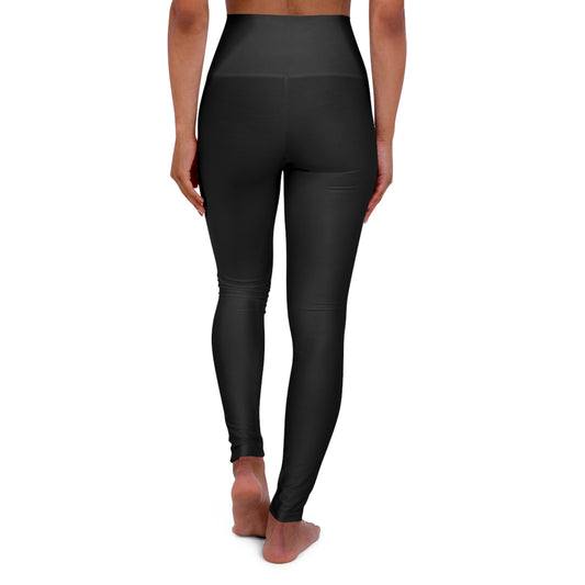 Black High Waisted Yoga Leggings - FlexX