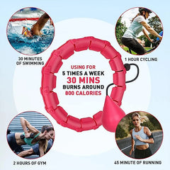 Adjustable 24 Sections Smart Sport Hoop - FlexX